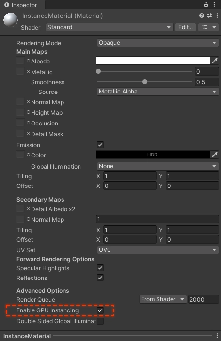 GPU Instance Material